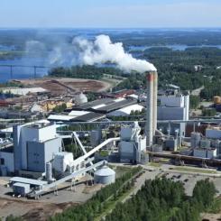 UPM:s massafabrik i Kaukas. Foto: UPM Pulp