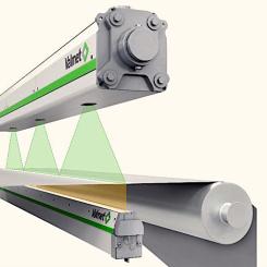 Valmet har mottagit en order från kinesiska papperstillverkaren Yueyang Forest & Paper Co., Ltd. -företag för leverans av ett Valmet IQ Web Inspection System feldetekteringssystem för PM 8 pappersmaskin. Illustration. Valmet