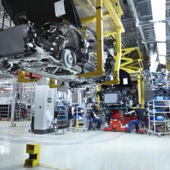 Valmets bilfabrik i Finland. Symbolbild. Foto: Valmet Automotive