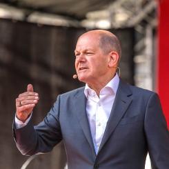 Kansler Olaf Scholz har försökt stötta stålindustrin genom att diskutera energikostnadslättnader och andra åtgärder under ett toppmöte. Scholz betonade stålindustrins betydelse för Tysklands ekonomi och föreslog till och med statligt ägarskap som en möjlig lösning. Foto: Wikipedia Common, Kredit: Raimond Spekking