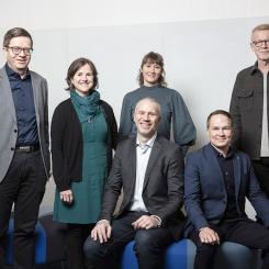 Vid Luleå tekniska universitet förstärks två högteknologiska labb inom materialvetenskap med 52 miljoner kronor. Personer på bild, se nedan. Foto: Tomas Bergman