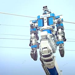 Den "Wall-E"-liknande roboten i aktion på West JR provspår. Robotarnas införande i järnvägssektorn kan komma att revolutionera underhållsarbetet genom att erbjuda en lösning på arbetskraftsbristen och samtidigt öka effektiviteten och säkerheten i arbetet med tung järnvägsutrustning. Foto: Kredit: West Japan Railways